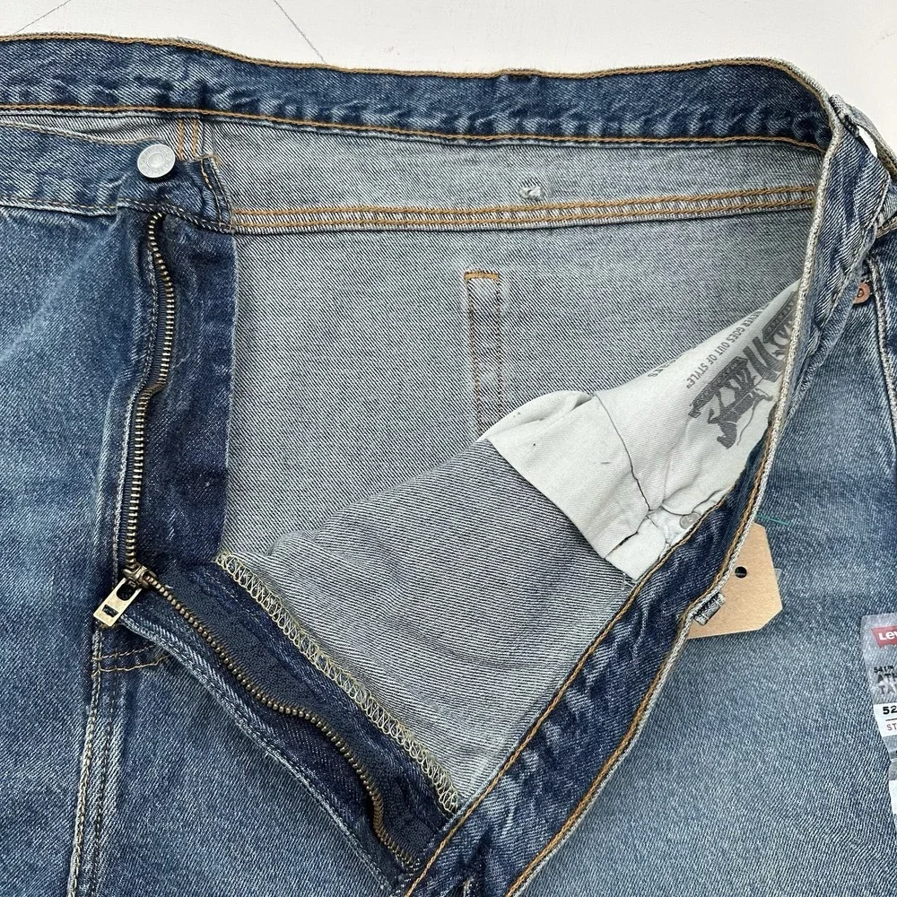 NEW Levi's 541 Athletic Taper Stretch Jeans Mens 52x30 Blue Denim Big & Tall